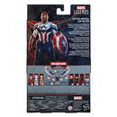 Captain America: Marvel Legends: Captain America Sam Wilson 6-Inch Action Figure (Captain America Flight Gear BAF) - Bards & Cards