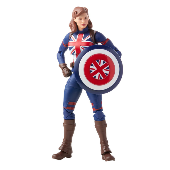 Marvel Legends: What If? - Captain Carter 6-Inch Action Figure (Watcher Major Build-A-Figure) - Bards & Cards
