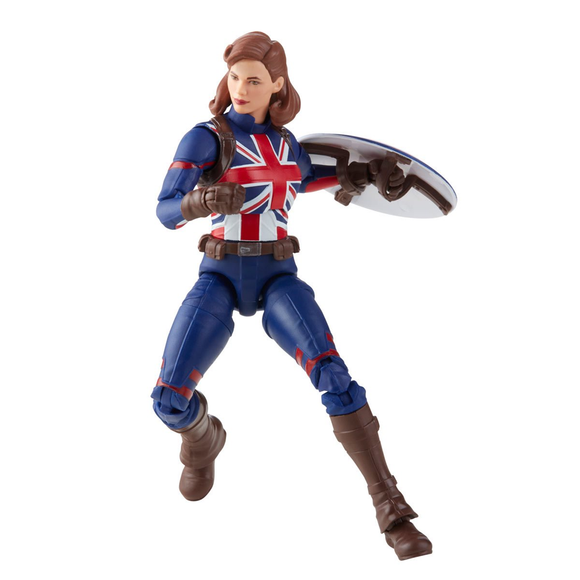 Marvel Legends: What If? - Captain Carter 6-Inch Action Figure (Watcher Major Build-A-Figure) - Bards & Cards