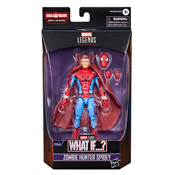 Marvel Legends: What If? - Zombie Hunter Spidey 6-Inch Action Figure (Watcher Major Build-A-Figure) - Bards & Cards