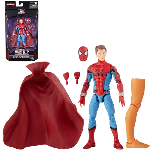 Marvel Legends: What If? - Zombie Hunter Spidey 6-Inch Action Figure (Watcher Major Build-A-Figure) - Bards & Cards