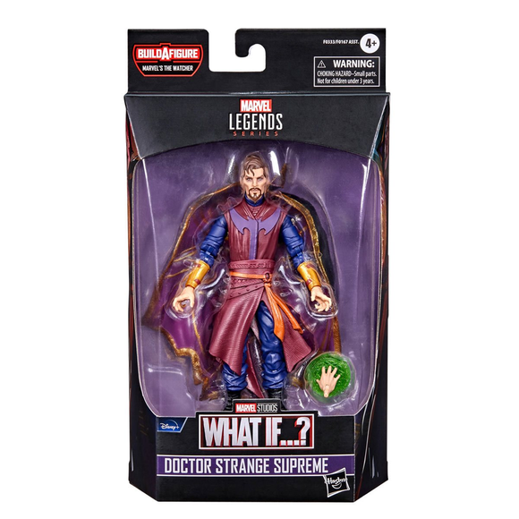Marvel Legends: What If? - Doctor Strange Supreme 6-Inch Action Figure (Watcher Major Build-A-Figure) - Bards & Cards