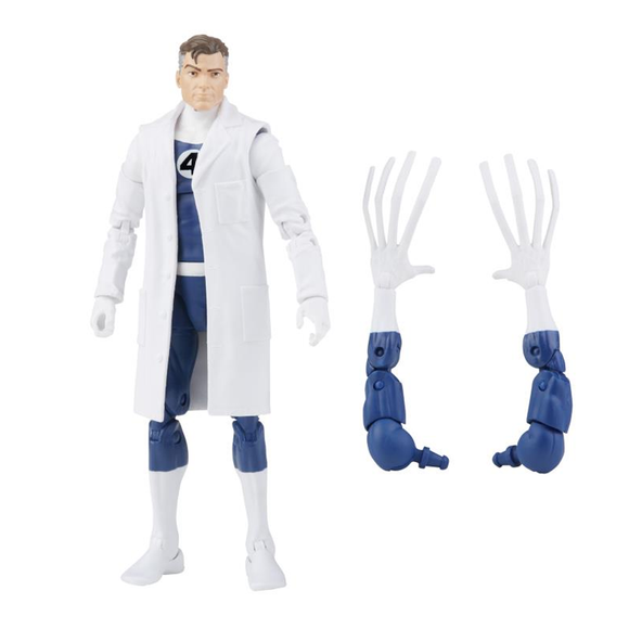 Retro Marvel Legends: Fantastic Four - Mr. Fantastic 6-Inch Action Figure - Bards & Cards