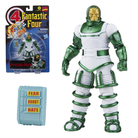 Retro Marvel Legends: Fantastic Four - Psycho-Man 6-Inch Action Figure - Bards & Cards