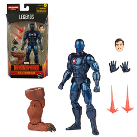 Marvel Legends - Stealth Iron Man 6-Inch Action Figure (Ursa Major Build-A-Figure) - Bards & Cards
