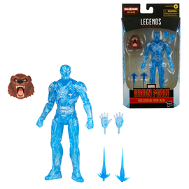 Marvel Legends: Hologram Iron Man 6-Inch Action Figure (Ursa Major Build-A-Figure) - Bards & Cards