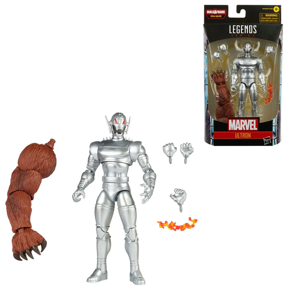 Marvel Legends - Ultron 6-Inch Action Figure (Ursa Major Build-A-Figure) - Bards & Cards