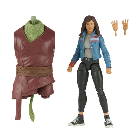 Marvel Legends: Doctor Strange in the Multiverse of Madness - America Chavez 6-Inch Action Figure (Rintrah Build-A-Figure) - Bards & Cards