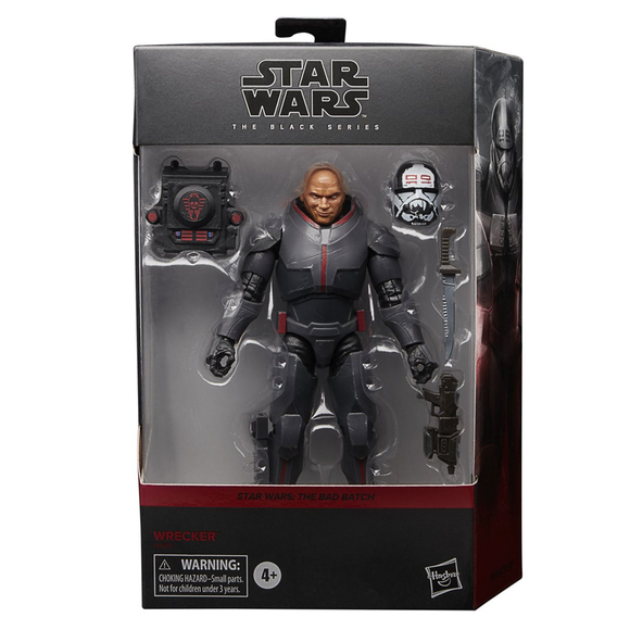 Star Wars: The Black Series - Wrecker Deluxe (The Bad Batch) 6-Inch Action Figure - Bards & Cards