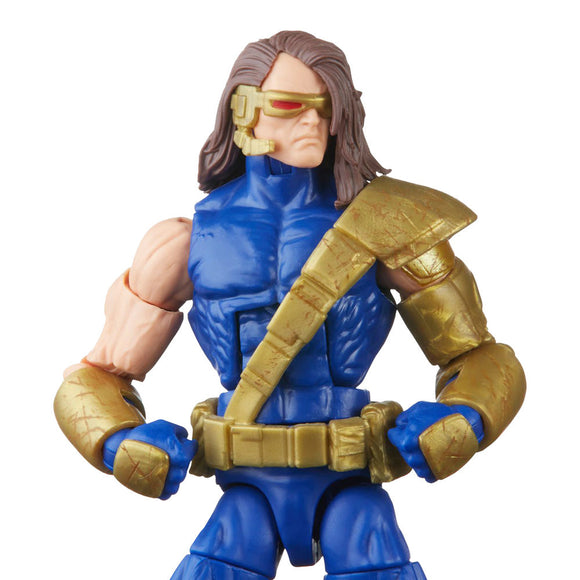 Marvel Legends: X-Men: Age of Apocalypse - Cyclops 6-Inch Action Figure (Colossus Build-A-Figure) - Bards & Cards