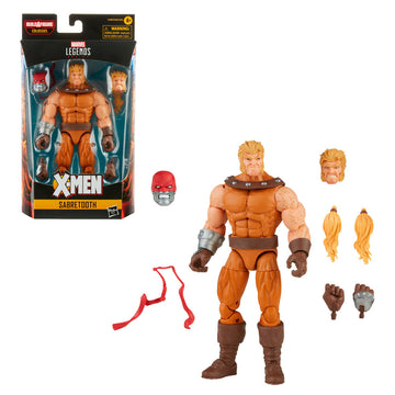Marvel Legends: X-Men: Age of Apocalypse - Sabretooth 6-Inch Action Figure (Colossus Build-A-Figure) - Bards & Cards