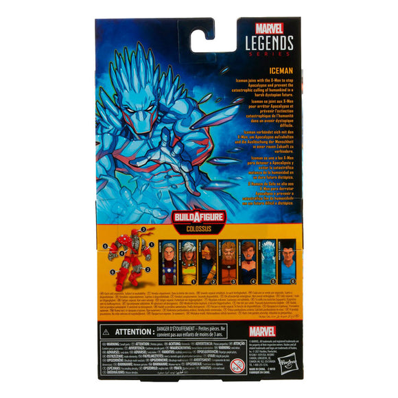 Marvel Legends: X-Men: Age of Apocalypse - Iceman 6-Inch Action Figure (Colossus Build-A-Figure) - Bards & Cards