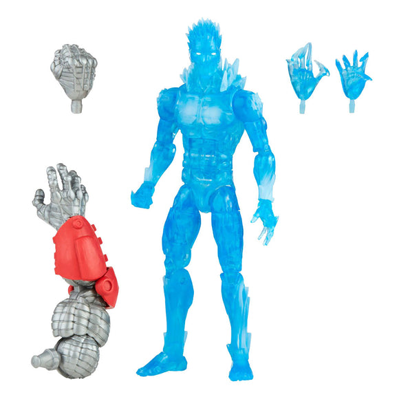 Marvel Legends: X-Men: Age of Apocalypse - Iceman 6-Inch Action Figure (Colossus Build-A-Figure) - Bards & Cards