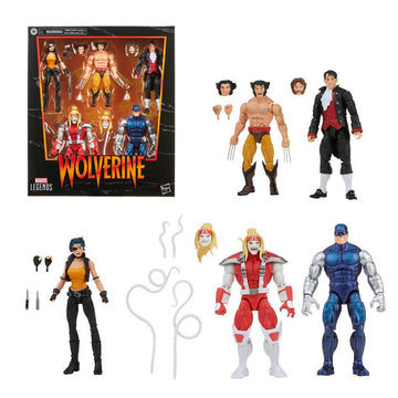 Marvel Legends: X-Men - Wolverine 6-Inch Action Figure (5-Pack) - Bards & Cards