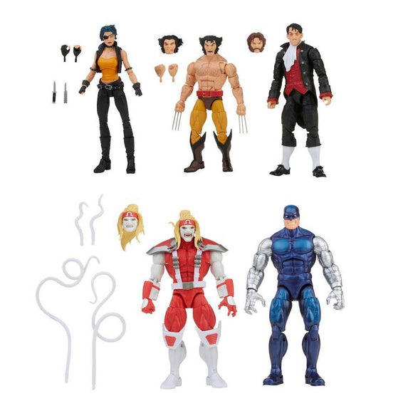 Marvel Legends: X-Men - Wolverine 6-Inch Action Figure (5-Pack) - Bards & Cards