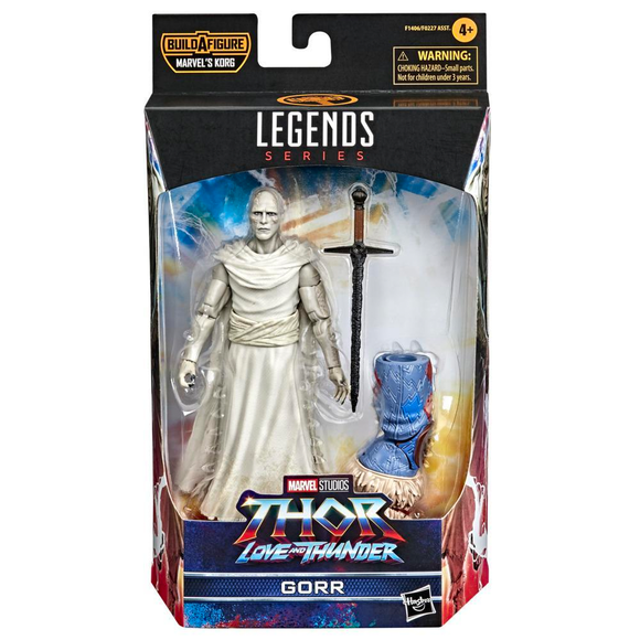 Marvel Legends: Thor: Love and Thunder - Gorr 6-Inch Action Figure (Korg Build-A-Figure) - Bards & Cards