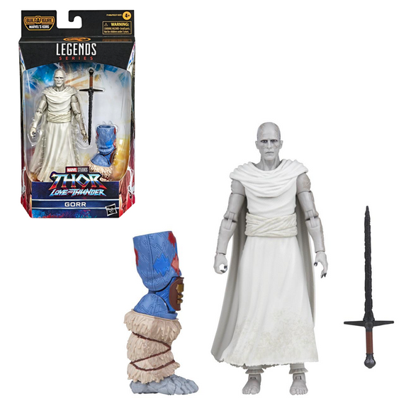 Marvel Legends: Thor: Love and Thunder - Gorr 6-Inch Action Figure (Korg Build-A-Figure) - Bards & Cards
