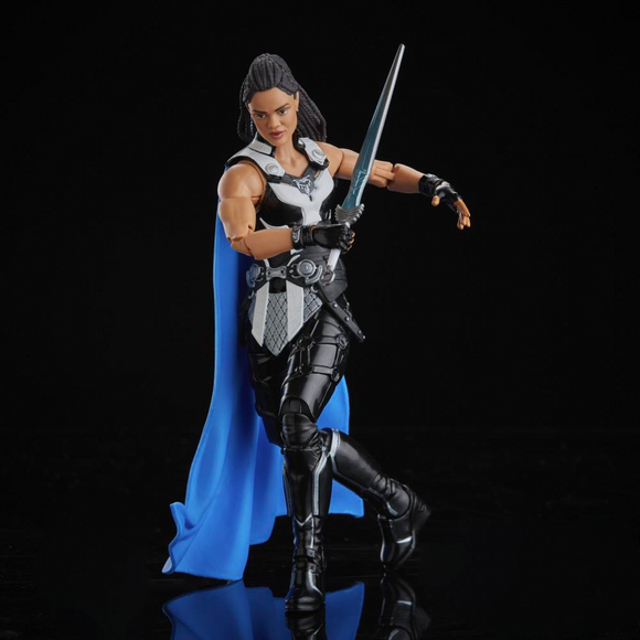 Marvel Legends: Thor: Love and Thunder - King Valkyrie 6-Inch Action Figure (Korg Build-A-Figure) - Bards & Cards