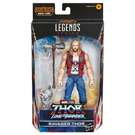 Marvel Legends: Thor: Love and Thunder - Ravager Thor 6-Inch Action Figure (Korg Build-A-Figure) - Bards & Cards