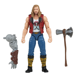 Marvel Legends: Thor: Love and Thunder - Ravager Thor 6-Inch Action Figure (Korg Build-A-Figure) - Bards & Cards