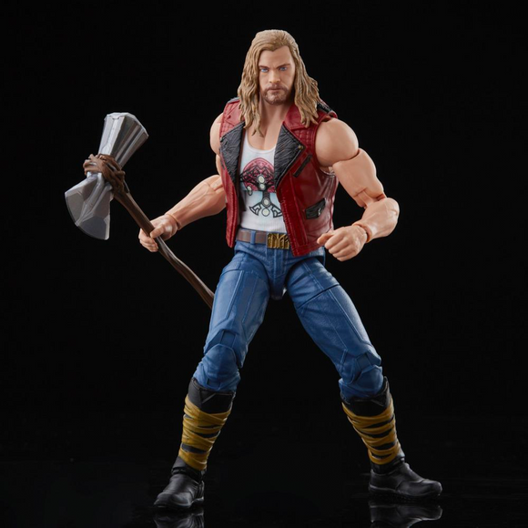 Marvel Legends: Thor: Love and Thunder - Ravager Thor 6-Inch Action Figure (Korg Build-A-Figure) - Bards & Cards