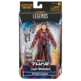 Marvel Legends: Thor: Love and Thunder - Star-Lord 6-Inch Action Figure (Korg Build-A-Figure) - Bards & Cards