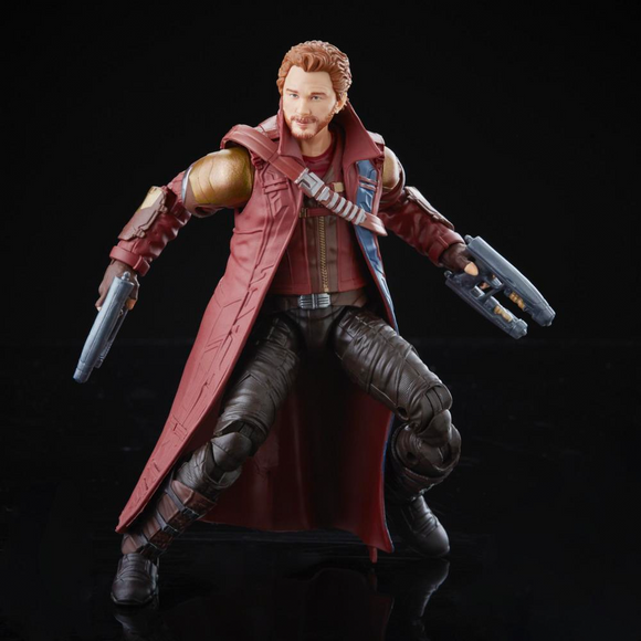 Marvel Legends: Thor: Love and Thunder - Star-Lord 6-Inch Action Figure (Korg Build-A-Figure) - Bards & Cards