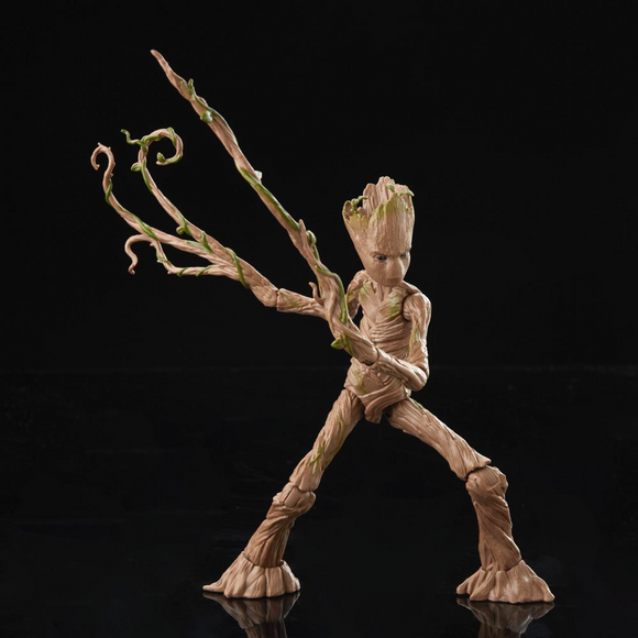 Marvel Legends: Thor: Love and Thunder - Groot 6-Inch Action Figure (Korg Build-A-Figure) - Bards & Cards