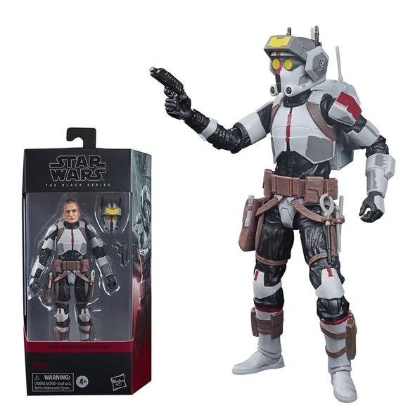 Star Wars: The Black Series - Tech (The Bad Batch) 6-Inch Action Figure - Bards & Cards