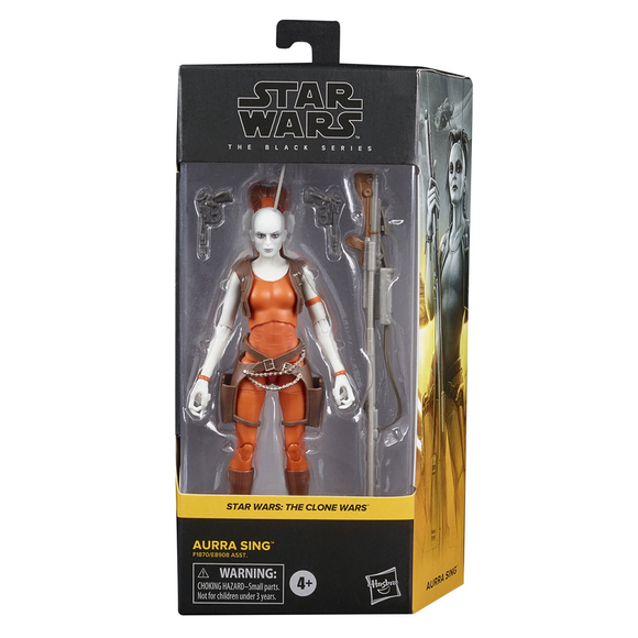 Star Wars: The Black Series - Aurra Sing (The Clone Wars) 6-Inch Action Figure - Bards & Cards