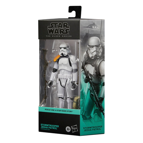 Star Wars: The Black Series - Stormtrooper (Jedha Patrol) 6-Inch Action Figure - Bards & Cards