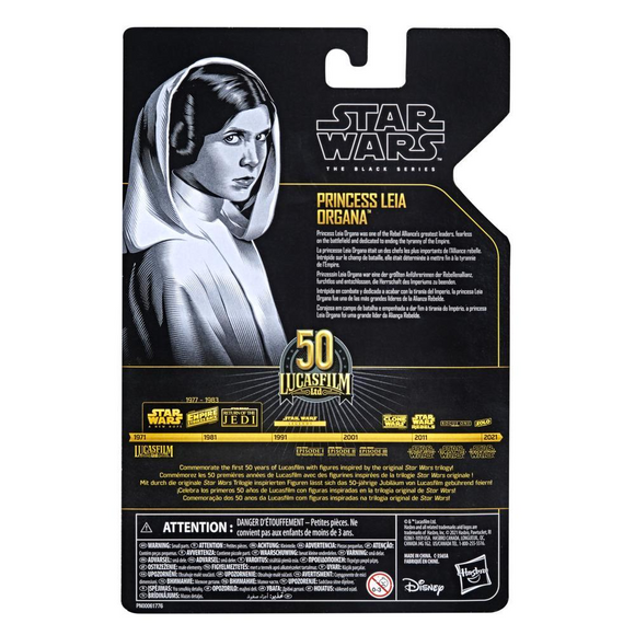 Star Wars: The Black Series Archive - Princess Leia Organa 6-Inch Action Figure - Bards & Cards