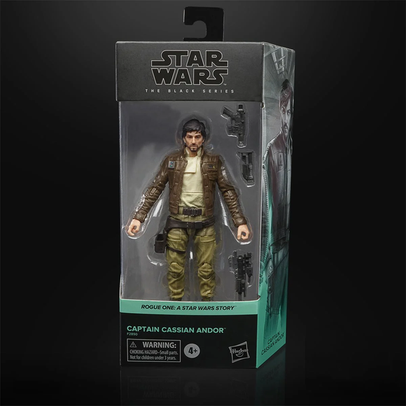 Star Wars: The Black Series - Captain Cassian Andor 6-Inch Action Figure - Bards & Cards