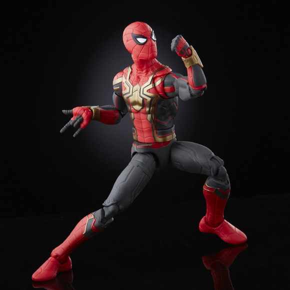Marvel Legends: Spider-Man 3 - Integrated Suit Spider-Man 6-Inch Action Figure (Armadillo Build-A-Figure) - Bards & Cards
