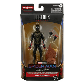 Marvel Legends: Spider-Man 3 - Black and Gold Spider-Man 6-Inch Action Figure (Armadillo Build-A-Figure) - Bards & Cards