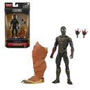 Marvel Legends: Spider-Man 3 - Black and Gold Spider-Man 6-Inch Action Figure (Armadillo Build-A-Figure) - Bards & Cards