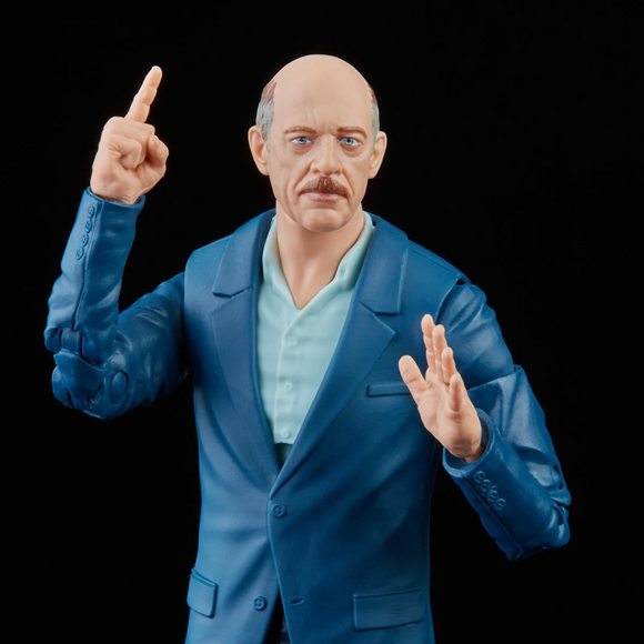 Marvel Legends: Spider-Man 3 - J. Jonah Jameson 6-Inch Action Figure (Armadillo Build-A-Figure) - Bards & Cards