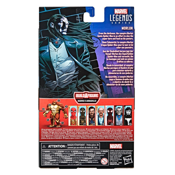 Marvel Legends: Spider-Man 3 - Morlun 6-Inch Action Figure (Armadillo Build-A-Figure) - Bards & Cards