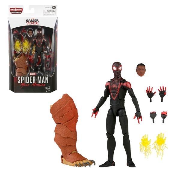 Marvel Legends: Spider-Man 3 - Miles Morales 6-Inch Action Figure (Armadillo Build-A-Figure) - Bards & Cards
