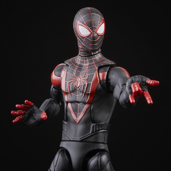 Marvel Legends: Spider-Man 3 - Miles Morales 6-Inch Action Figure (Armadillo Build-A-Figure) - Bards & Cards