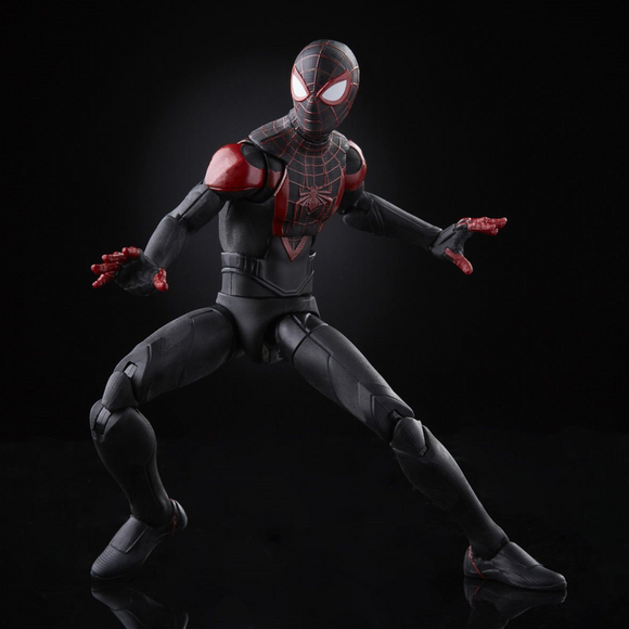 Marvel Legends: Spider-Man 3 - Miles Morales 6-Inch Action Figure (Armadillo Build-A-Figure) - Bards & Cards