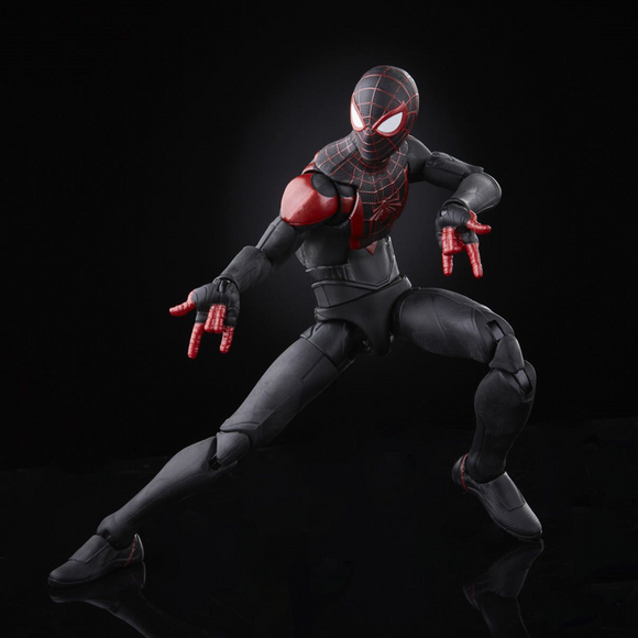 Marvel Legends: Spider-Man 3 - Miles Morales 6-Inch Action Figure (Armadillo Build-A-Figure) - Bards & Cards