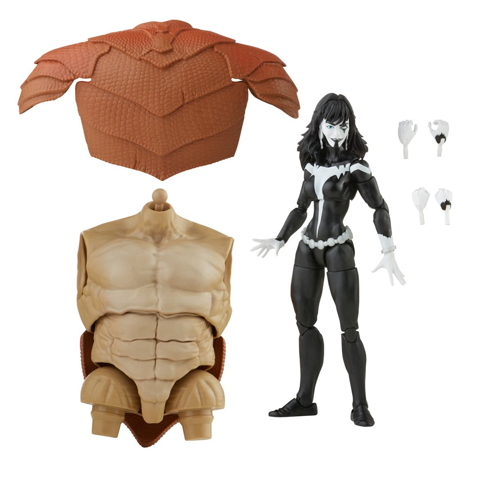 Marvel Legends: Spider-Man 3 - Marvel's Shriek 6-Inch Action Figure (Armadillo Build-A-Figure) - 0