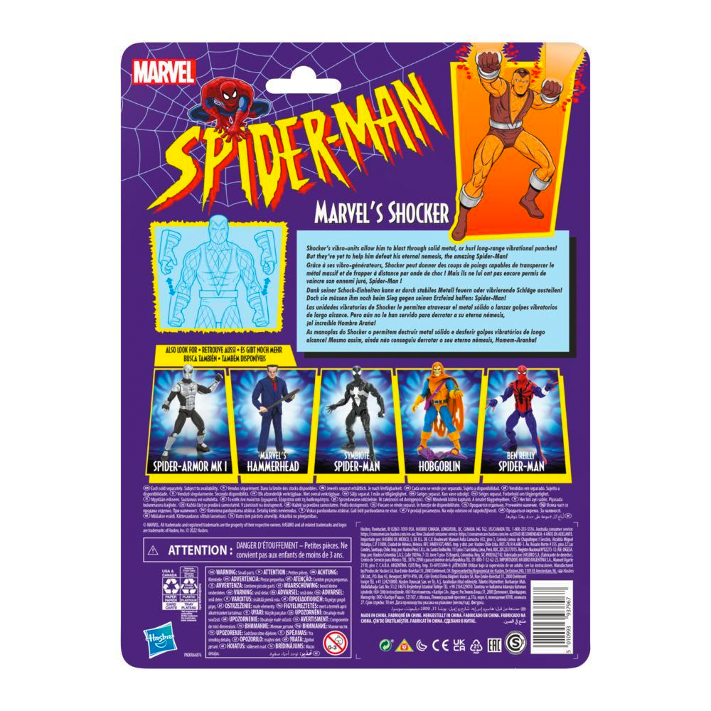 Retro Marvel Legends: Spider-Man - Shocker 6-Inch Action Figure - Bards & Cards