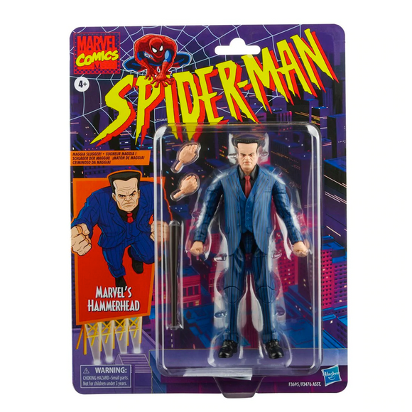Retro Marvel Legends: Spider-Man - Hammerhead 6-Inch Action Figure - Bards & Cards