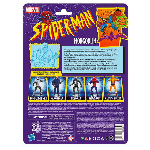 Retro Marvel Legends: Spider-Man - Hobgoblin 6-Inch Action Figure - Bards & Cards
