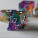 Handmade Resin DND Dice Set - Bards & Cards