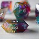 Handmade Resin DND Dice Set - Bards & Cards