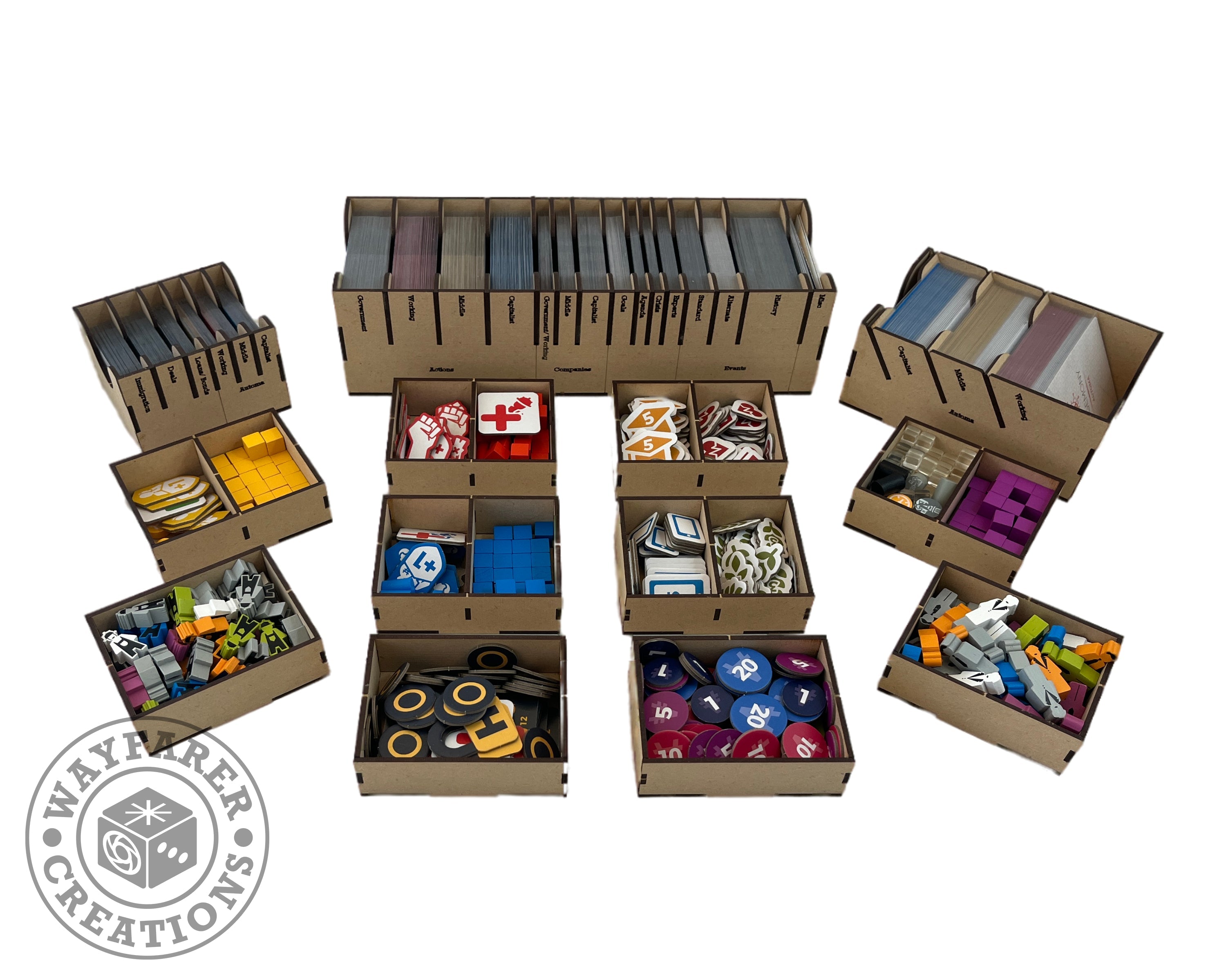 Hegemony Board Game Organizer Insert - 0