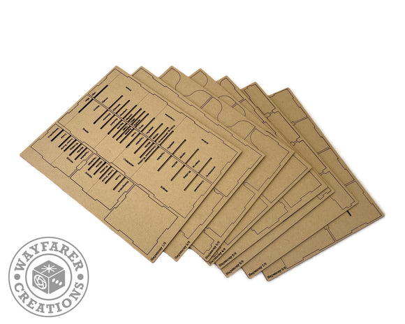 Hegemony Board Game Organizer Insert - Bards & Cards